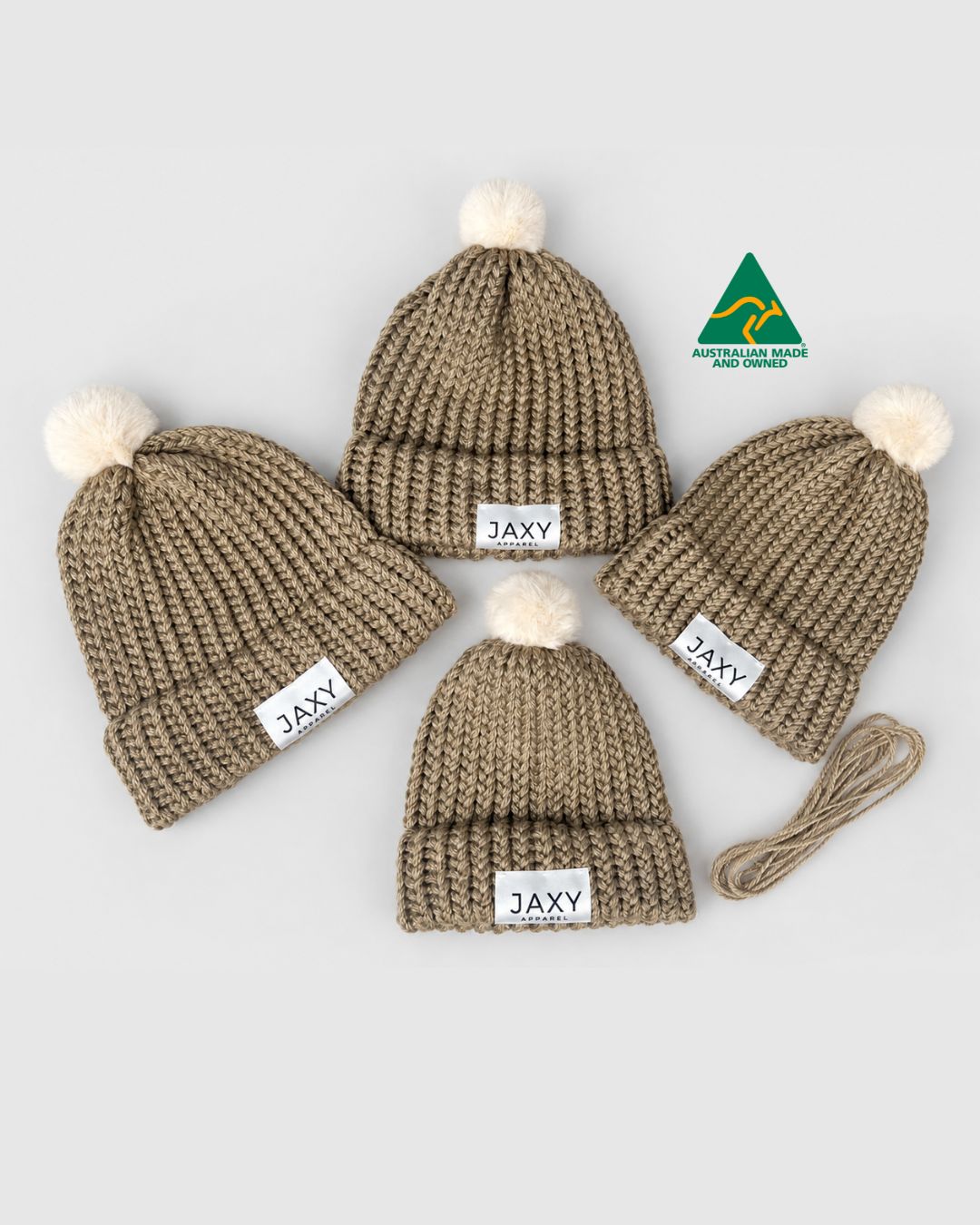 Bronze Jaxy Beanie: Baby & Toddler