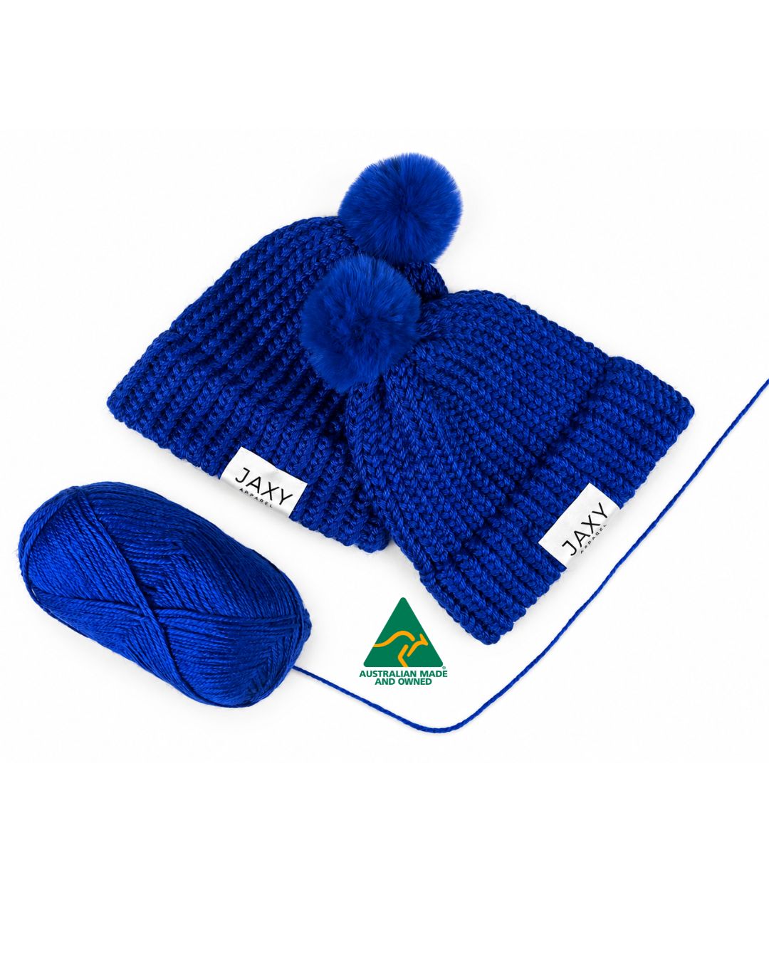 Deep Blue Jaxy Beanie: Baby & Toddler