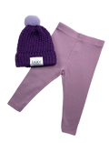 Purple Long Bottoms: Baby & Toddler