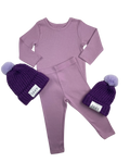 Royal Purple Three-Piece Set
