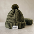 Field-Green Jaxy Beanie: Adult