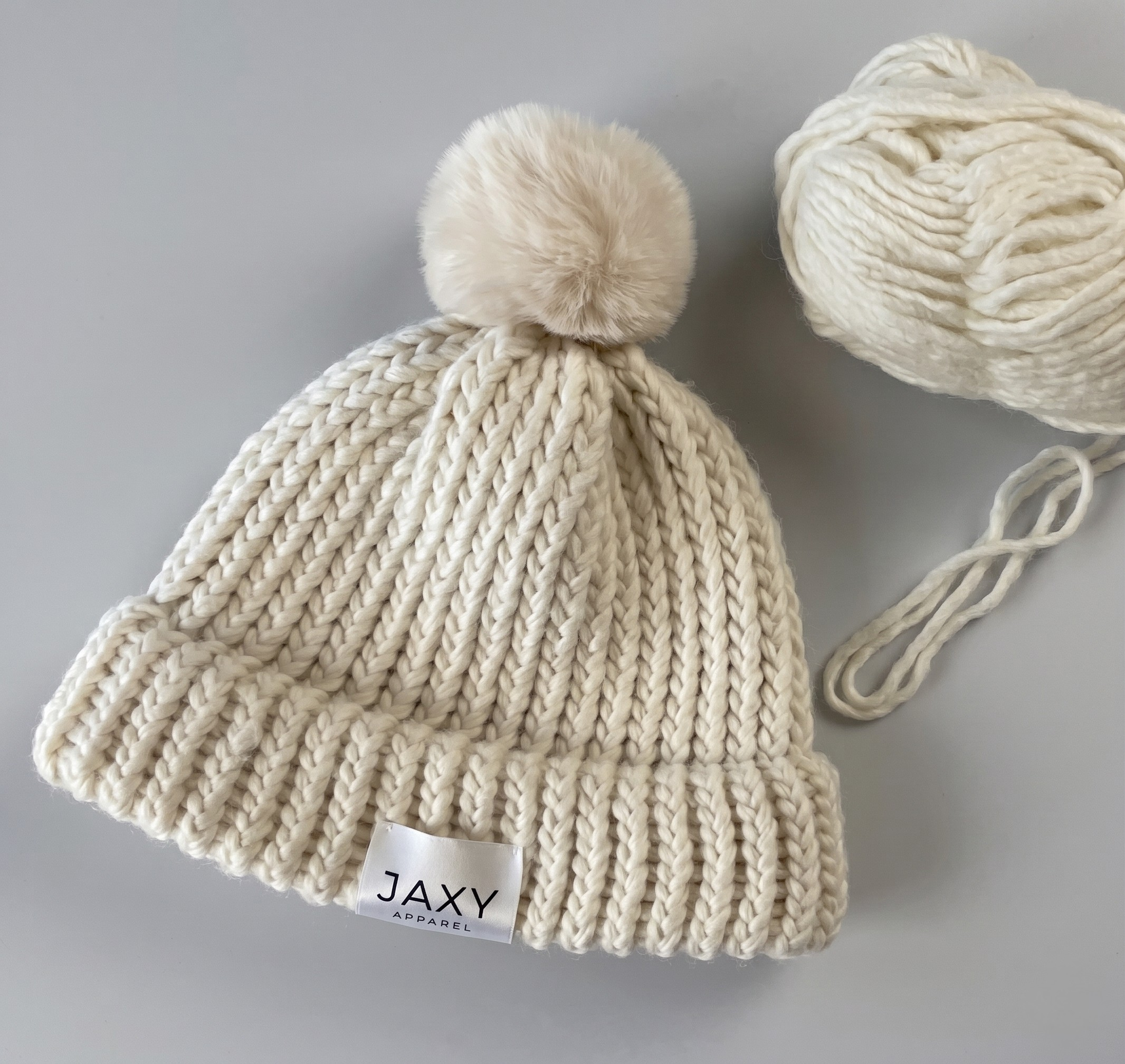 Ivory Jaxy Beanie: Adults