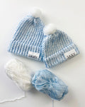 Baby-Blue Jaxy Beanie: Baby & Toddler