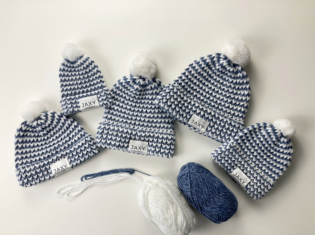 family set sky jaxy beanies - made for all ages