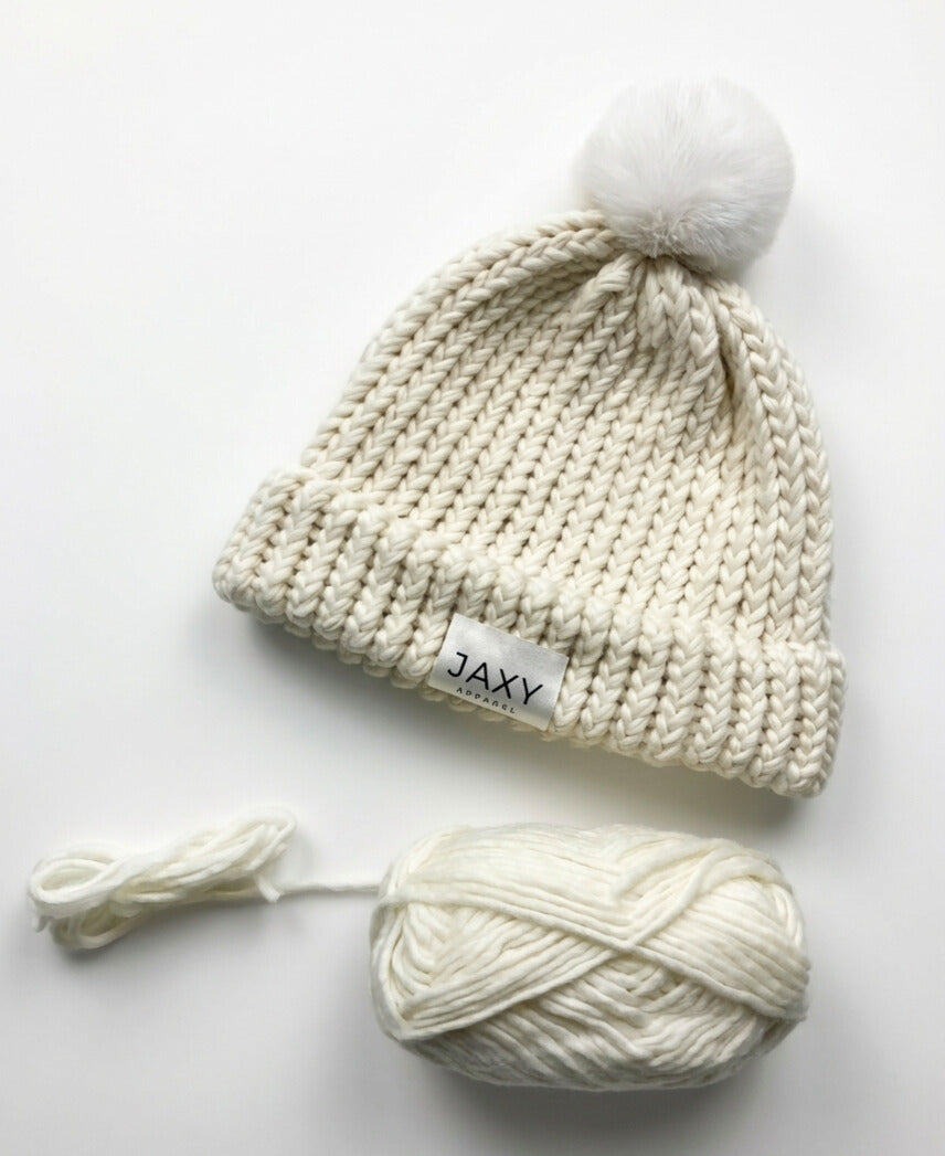 Ivory Jaxy Beanie - Adults