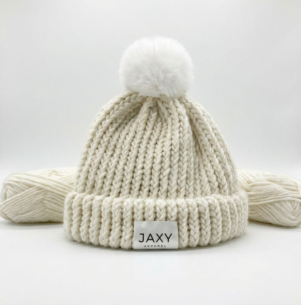 Ivory Jaxy Beanie - Adults
