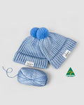 Baby Blue Jaxy Beanie: Baby & Toddler