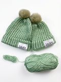 Minty-green Jaxy Beanie: Baby & Toddler